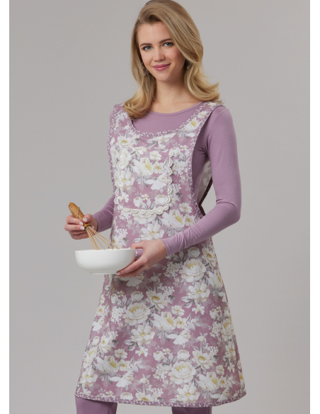 Patron McCall's 8598.A - Tabliers croisées style campagne