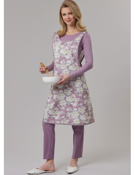 Patron McCall's 8598.A - Tabliers croisées style campagne