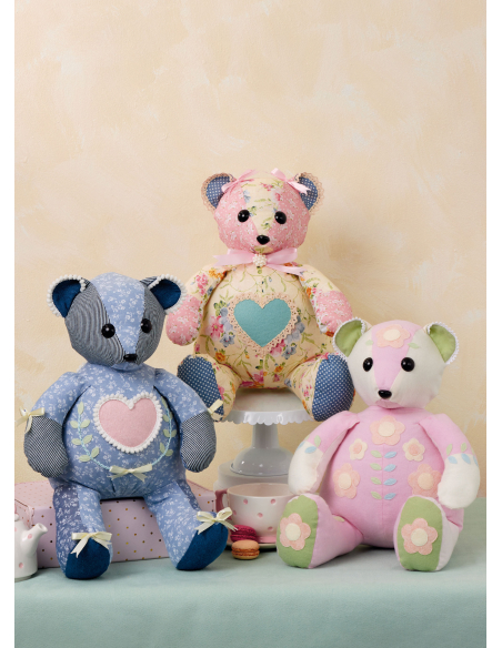 Patron McCall's 8599.OS - Ours en peluche patchwork