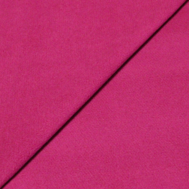 Velours de laine double - Fuchsia
