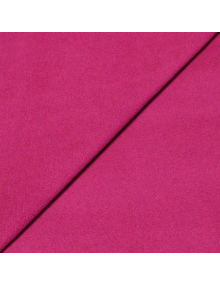 Velours de laine double - Fuchsia