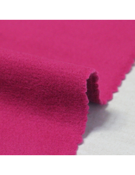 Velours de laine double - Fuchsia