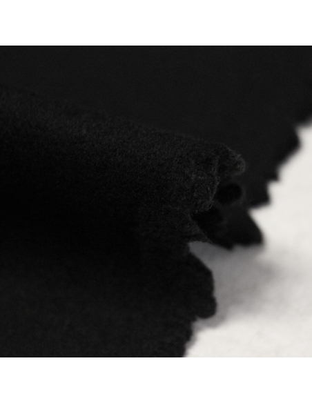Velours de laine & cachemire - Noir
