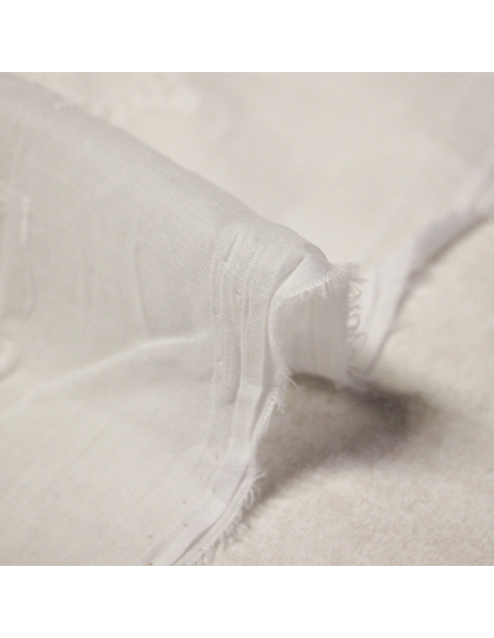 Broderie anglaise 100% coton - Cercle ajouré