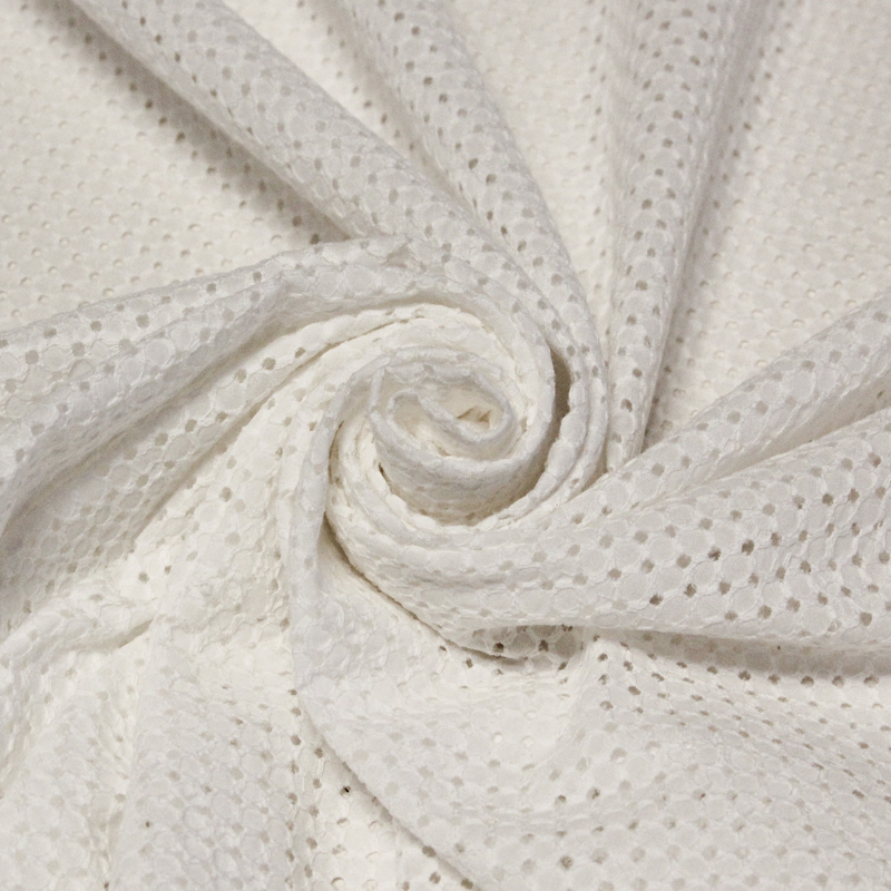 Broderie anglaise 100% coton - Pois...