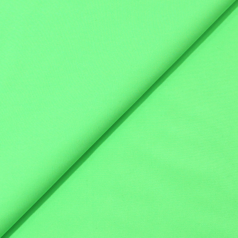 Tissu pour maillot de bain uni - Vert fluo