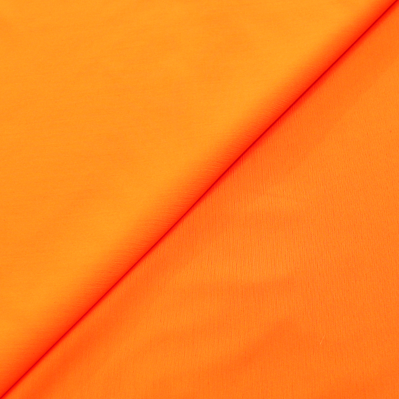 Tissu pour maillot de bain uni - Orange fluo