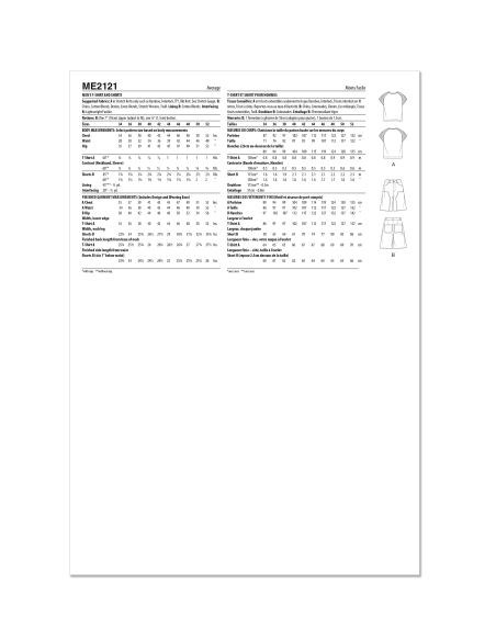 Patron KnowMe 2121.BB (56-64) - T-Shirt & Shorts