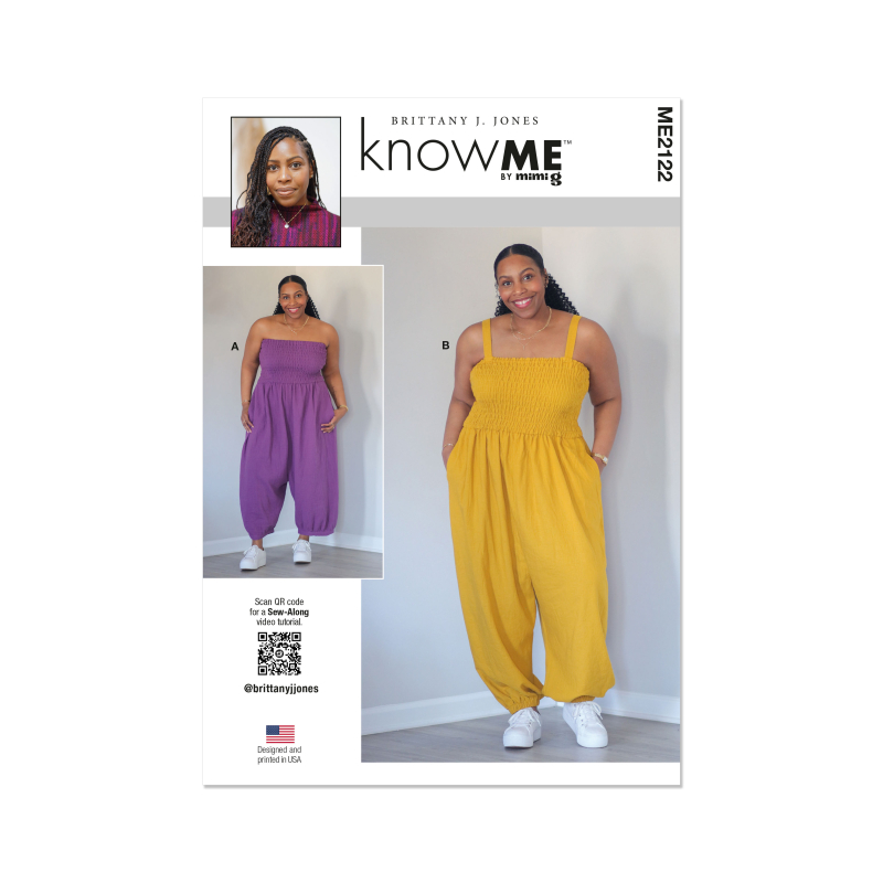 Patron KnowMe 2122.A (34-52) - Combinaison