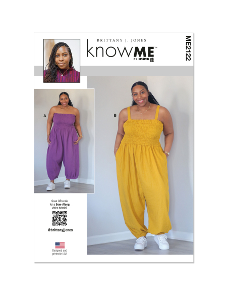 Patron KnowMe 2122.A (34-52) - Combinaison