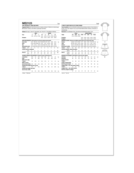 Patron KnowMe 2123.A (36-50) - T-Shirt & Shorts