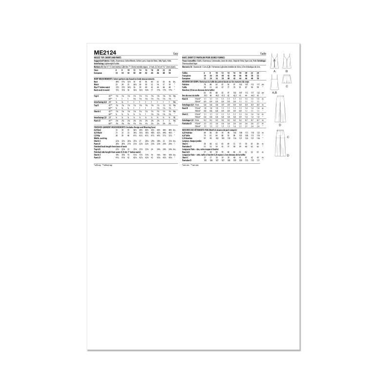 Patron KnowMe 2124.H5 (34-42) - Top,...