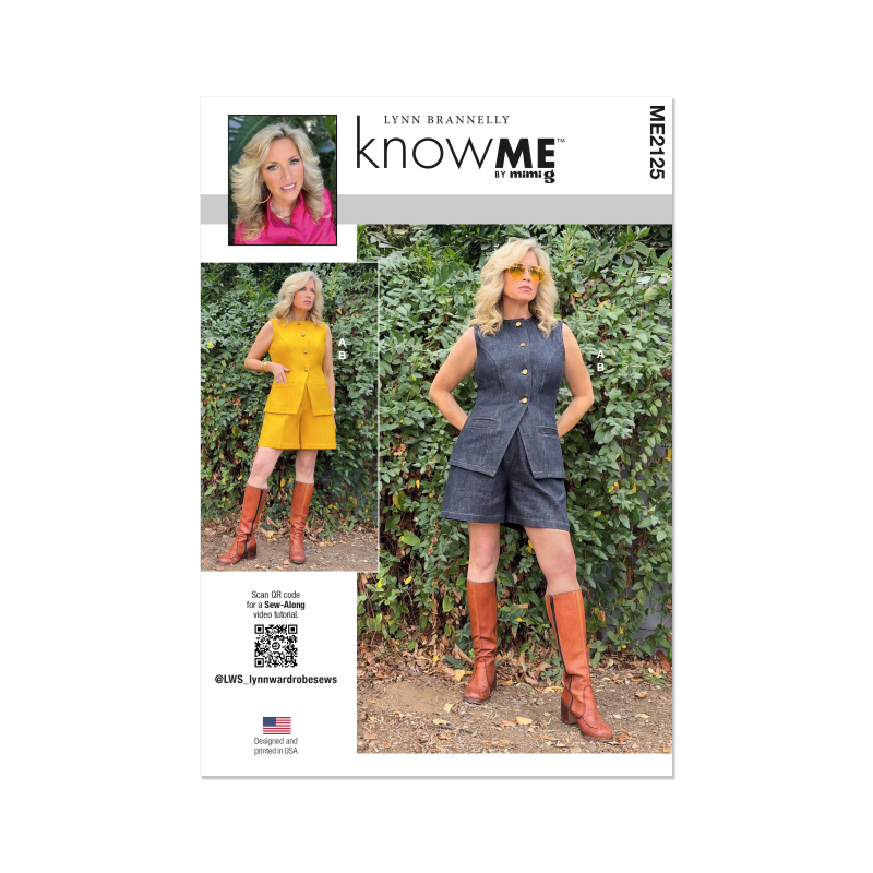 Patron KnowMe 2125.Y5 (46-54) - Veste & Shorts