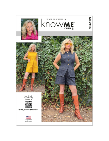 Patron KnowMe 2125.Y5 (46-54) - Veste & Shorts