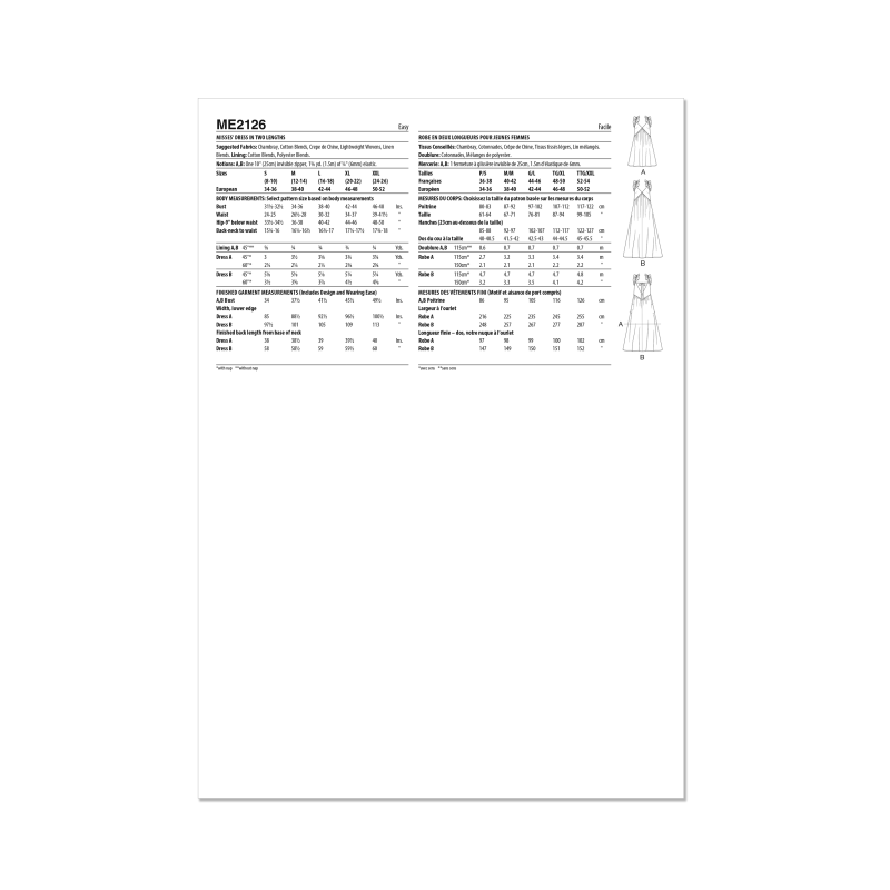 Patron KnowMe 2126.A (36-52) - Robe...