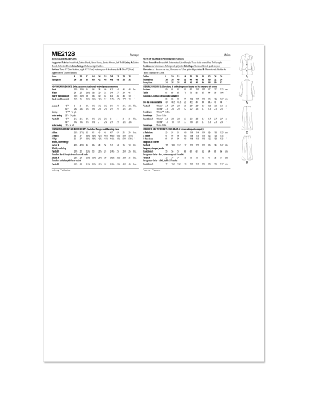 Patron KnowMe 2128.K5 (36-44) - Veste & Pantalon