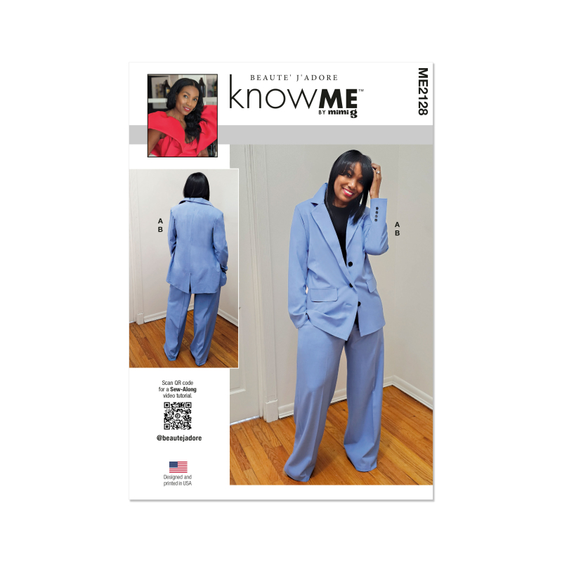 Patron KnowMe 2128.Y5 (46-54) - Veste & Pantalon