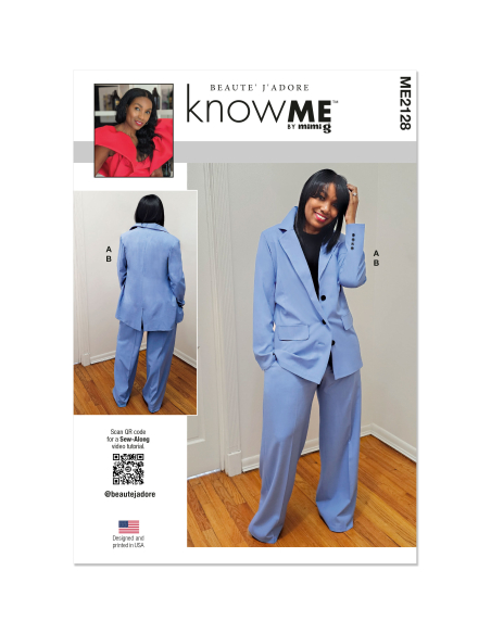 Patron KnowMe 2128.Y5 (46-54) - Veste & Pantalon