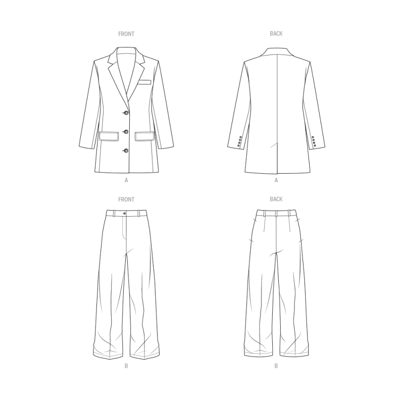 Patron KnowMe 2128.Y5 (46-54) - Veste...