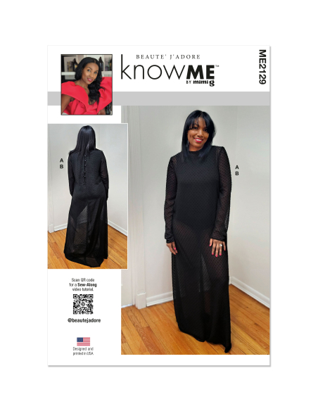 Patron KnowMe 2129.K5 (36-44) - Bodysuit & Robe