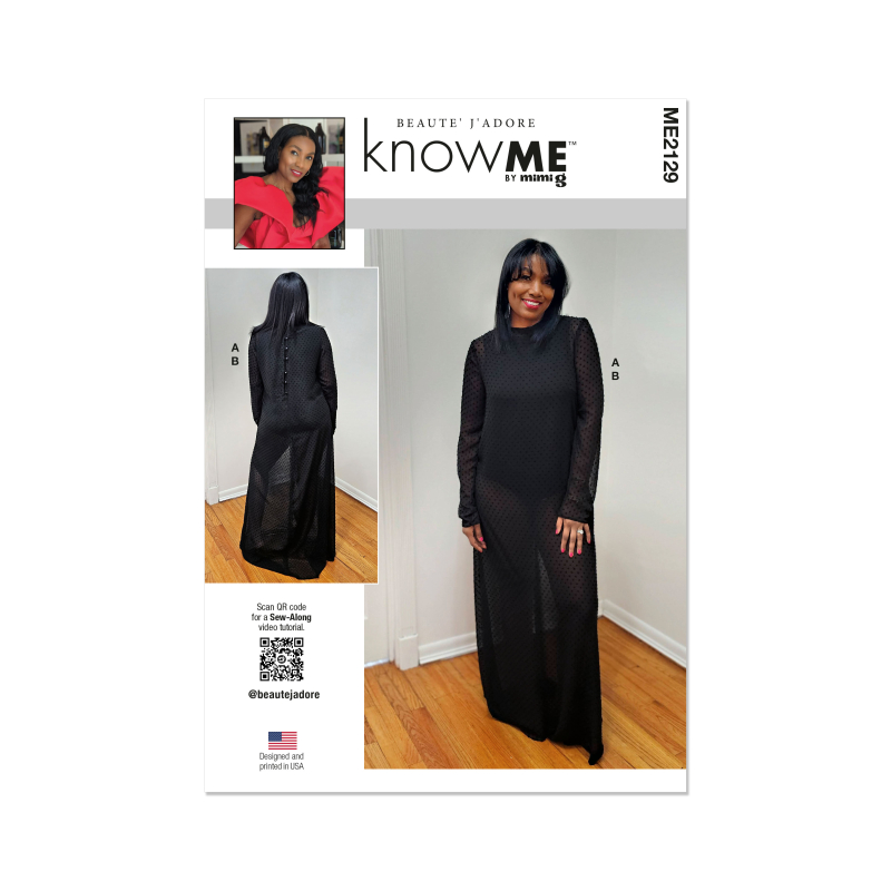 Patron KnowMe 2129.Y5 (46-54) - Bodysuit & Robe