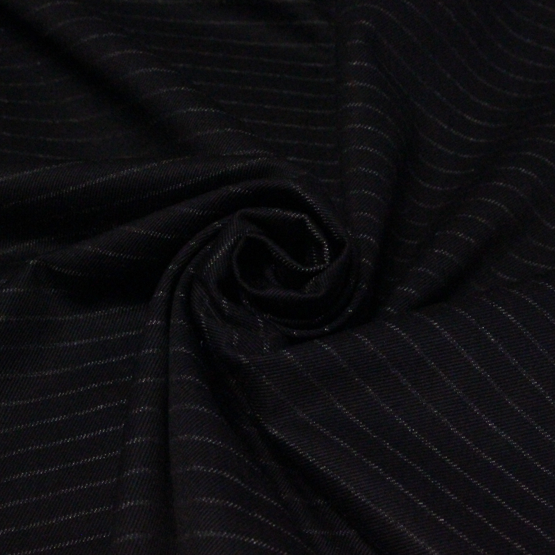 Drill 100% coton - Rayure blanche...