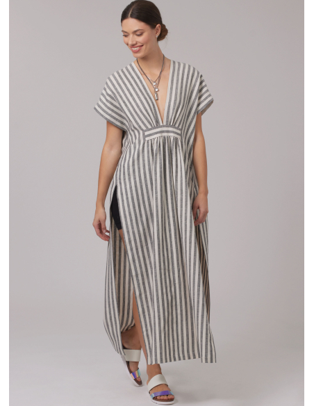 Patron New Look 6795 - Caftan deux longueurs