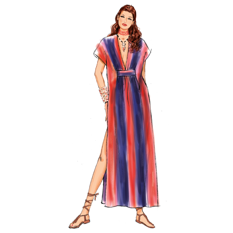 Patron New Look 6795 - Caftan deux...