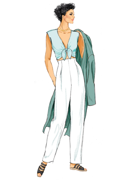 Patron New Look 6796 - Manteau, Tops & Pantalon