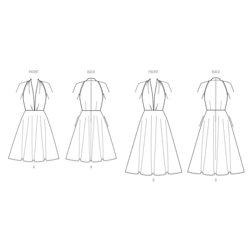 Patron New Look 6797 - Robe deux...