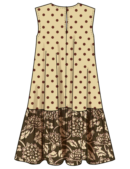 Patron New Look 6799 - Robe avec variantes manches & longueurs