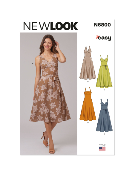 Patron New Look 6800 - Robes d’été