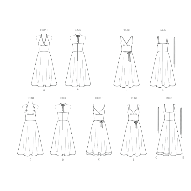 Patron New Look 6800 - Robes d’été