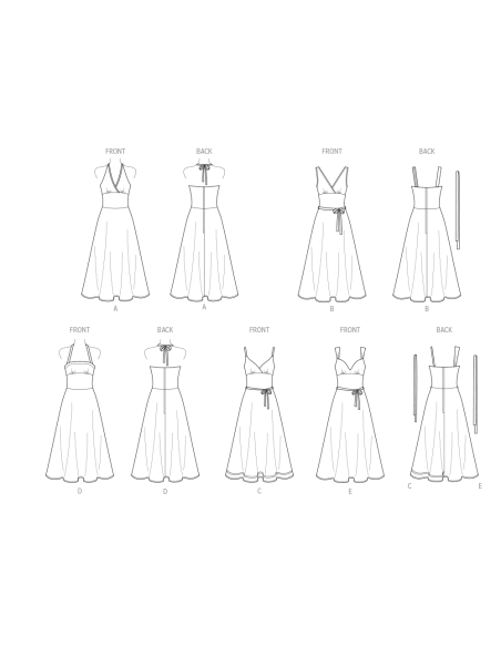 Patron New Look 6800 - Robes d’été