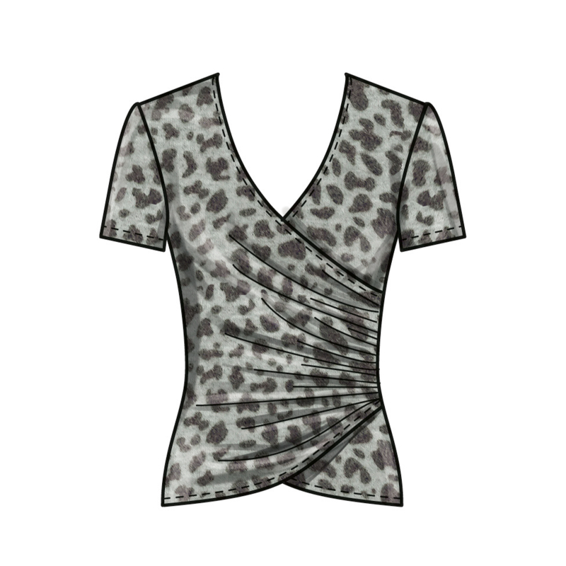 Patron New Look 6804 - Tops en maille...