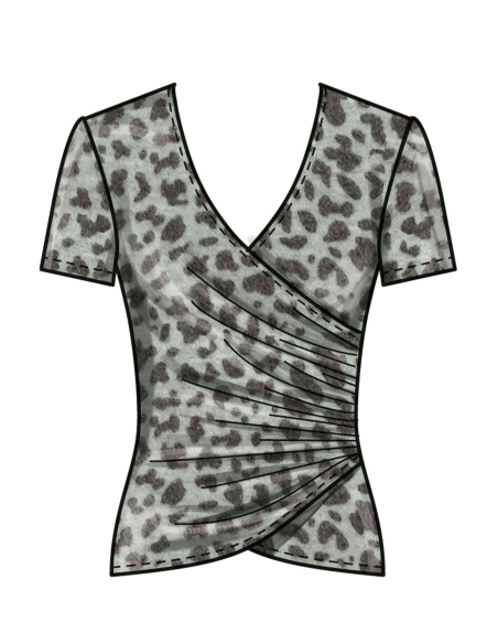 Patron New Look 6804 - Tops en maille & jupes confortables