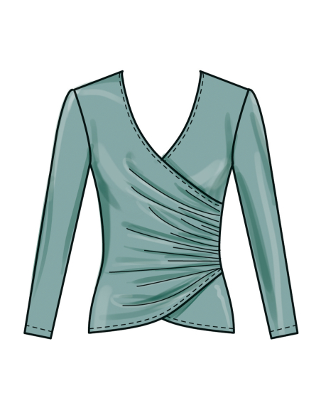 Patron New Look 6804 - Tops en maille & jupes confortables