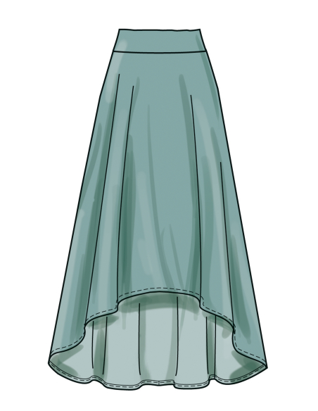 Patron New Look 6804 - Tops en maille & jupes confortables