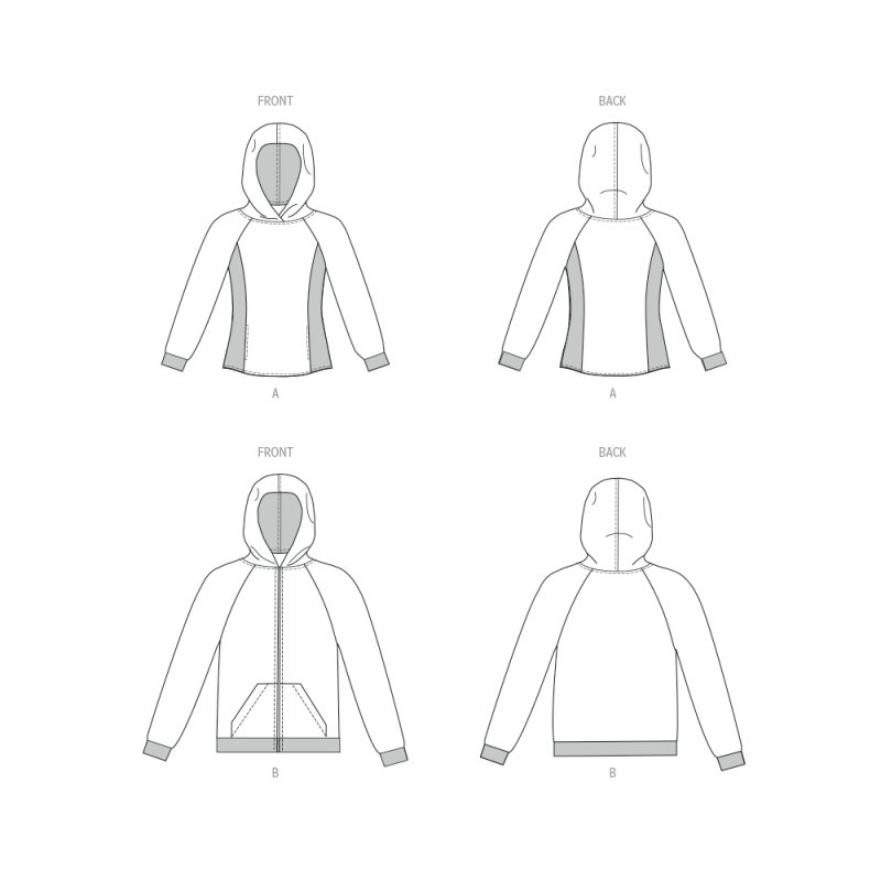 Patron New Look 6806 - Hoodies...