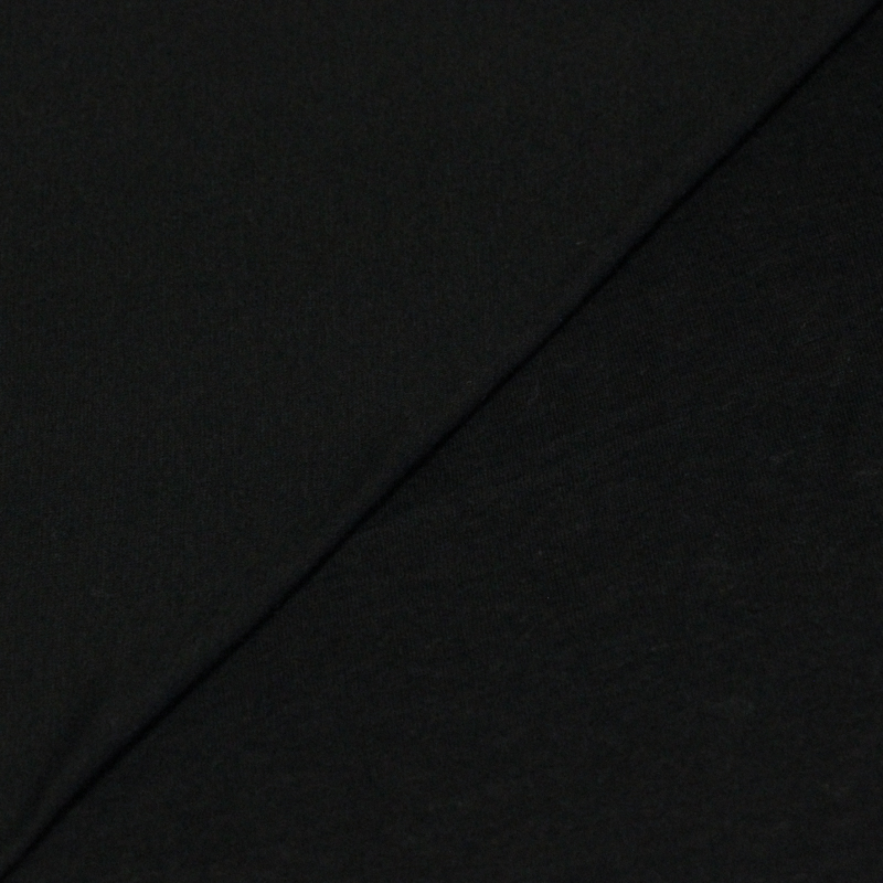 Jersey 100% coton - Noir