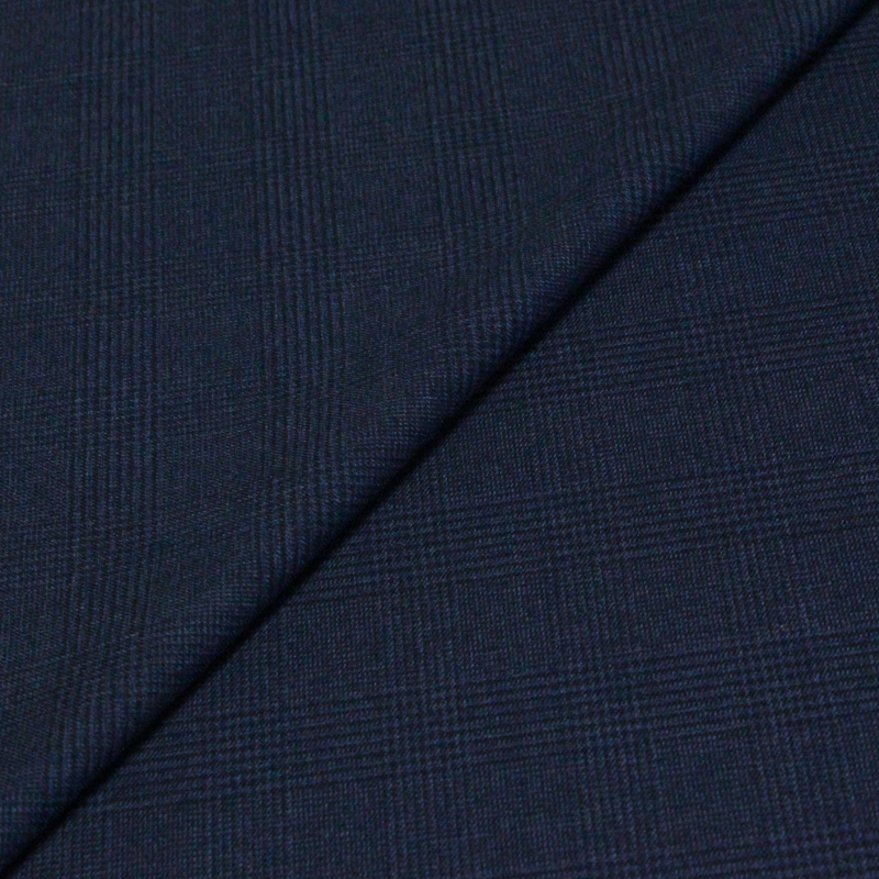 Tissu tailleur - Prince-de-galles bleu