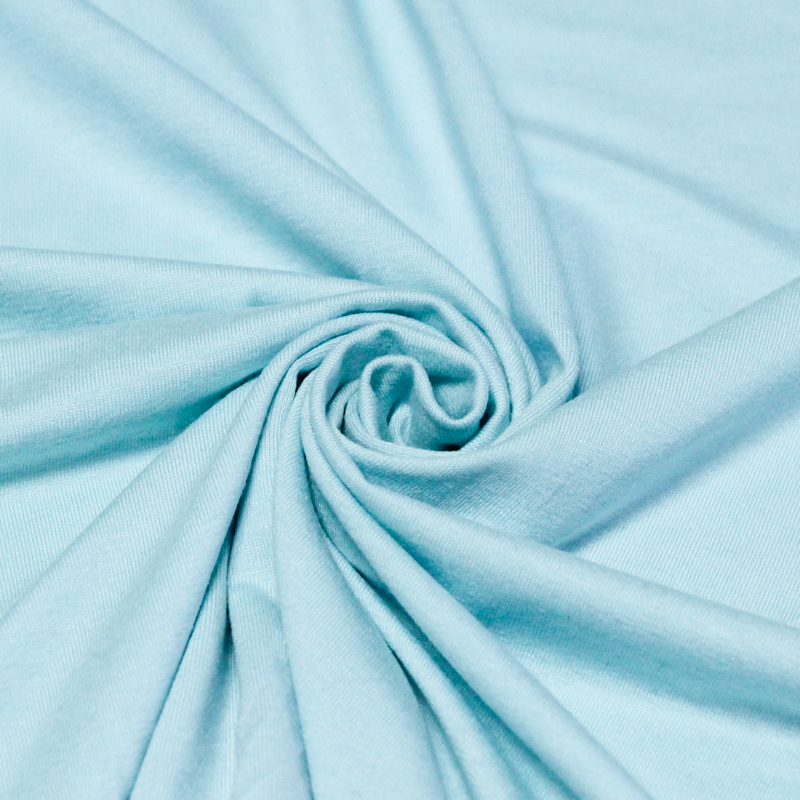 Jersey viscose & élasthanne - Bleu clair