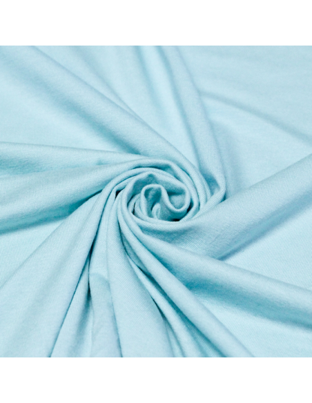 Jersey viscose & élasthanne - Bleu clair
