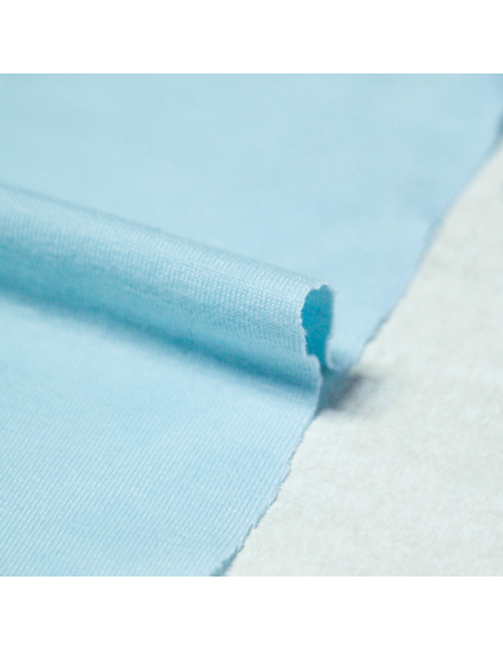 Jersey viscose & élasthanne - Bleu clair