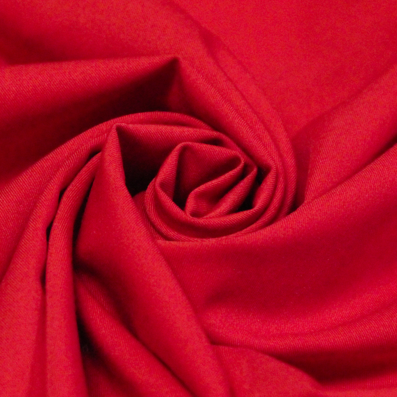 Crêpe sergé - Rouge