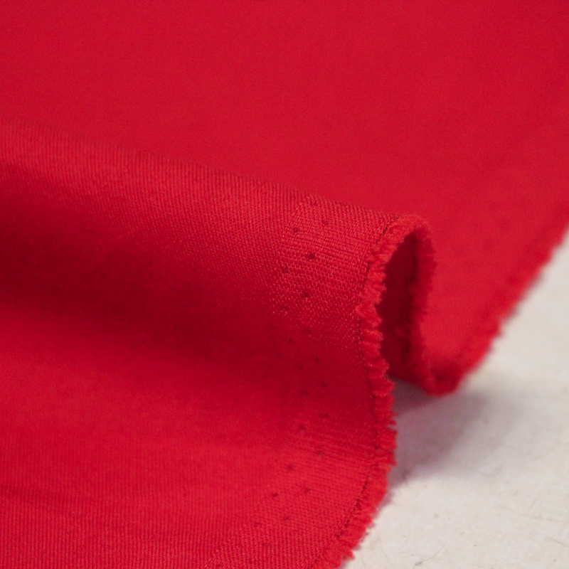 Crêpe sergé - Rouge