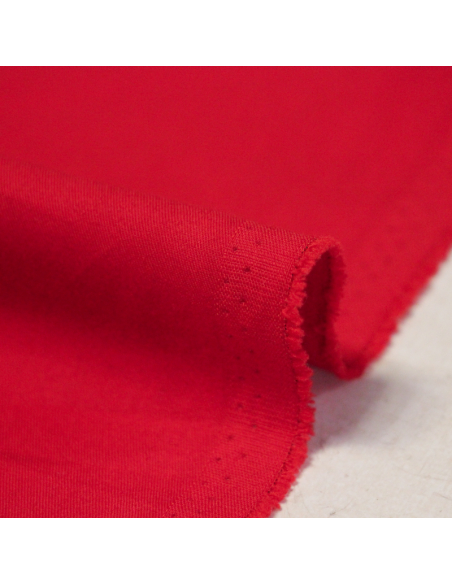 Crêpe sergé - Rouge
