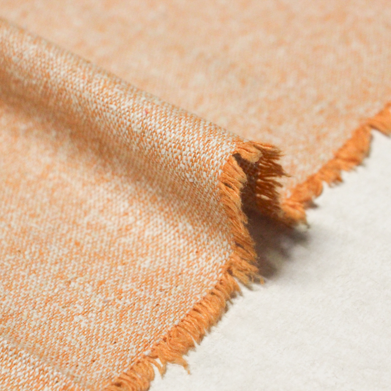 Bourette 100% soie - Orange