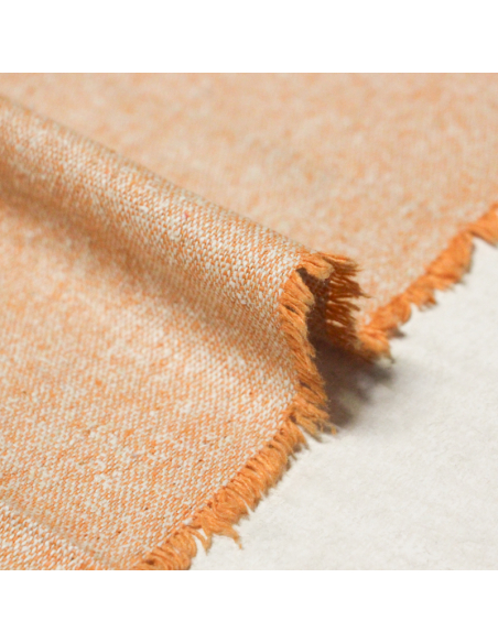 Bourette 100% soie - Orange