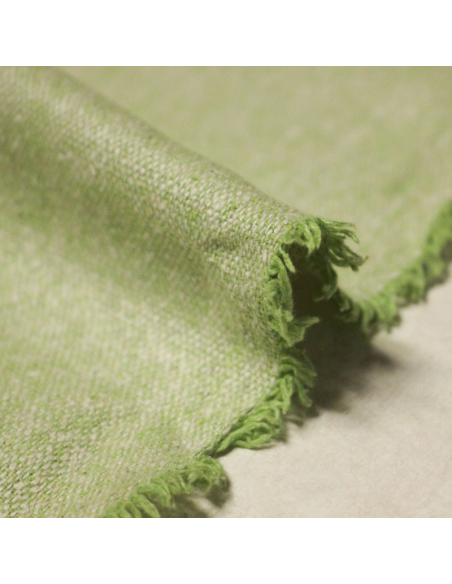 Bourette 100% soie - Vert